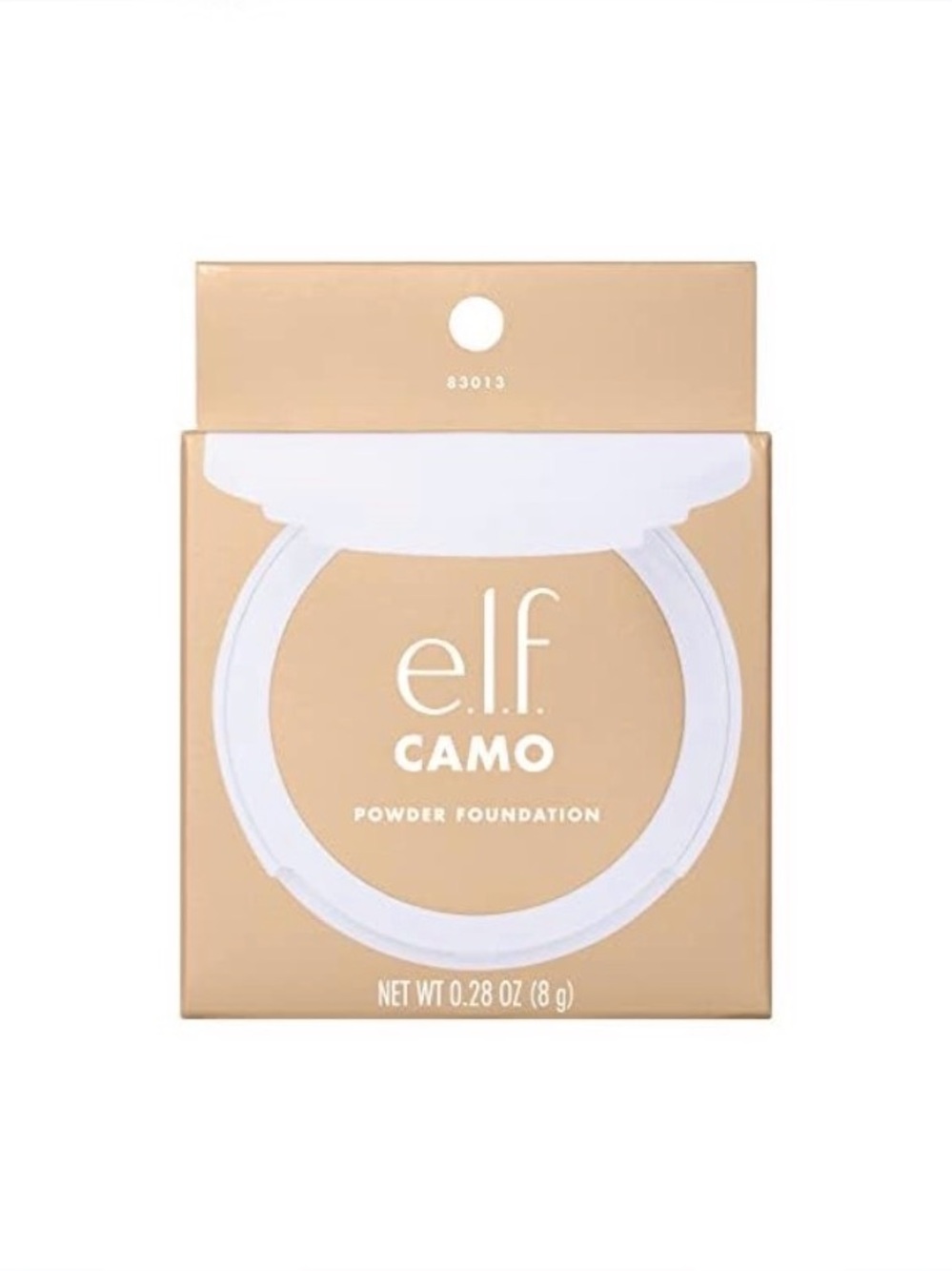 e.l.f. Camo Powder Foundation Semi-Matte Finish Buildable Fair 120 N